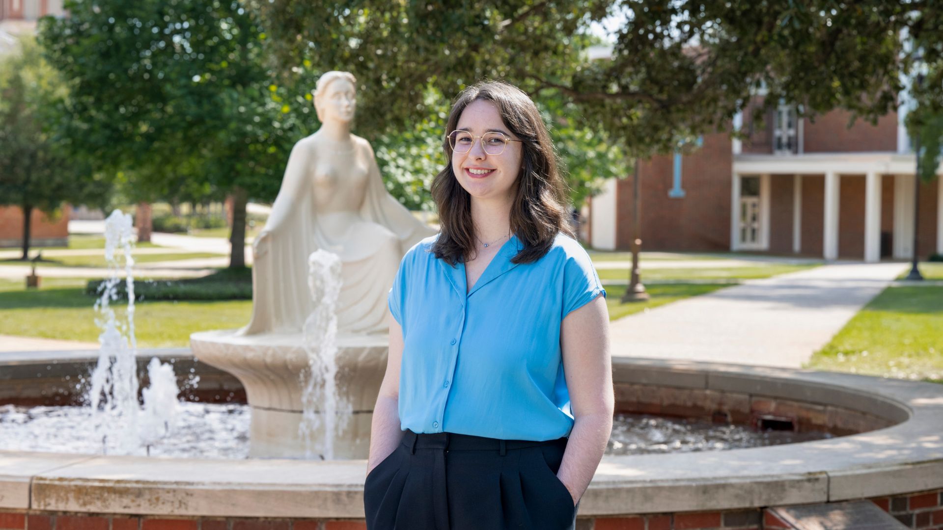 Joanna Ham in the Quad