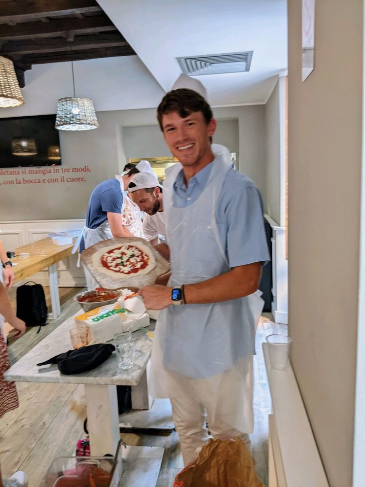 Graham Stephenson, Biology major, studying abroad in Italy with Louisiana Tech