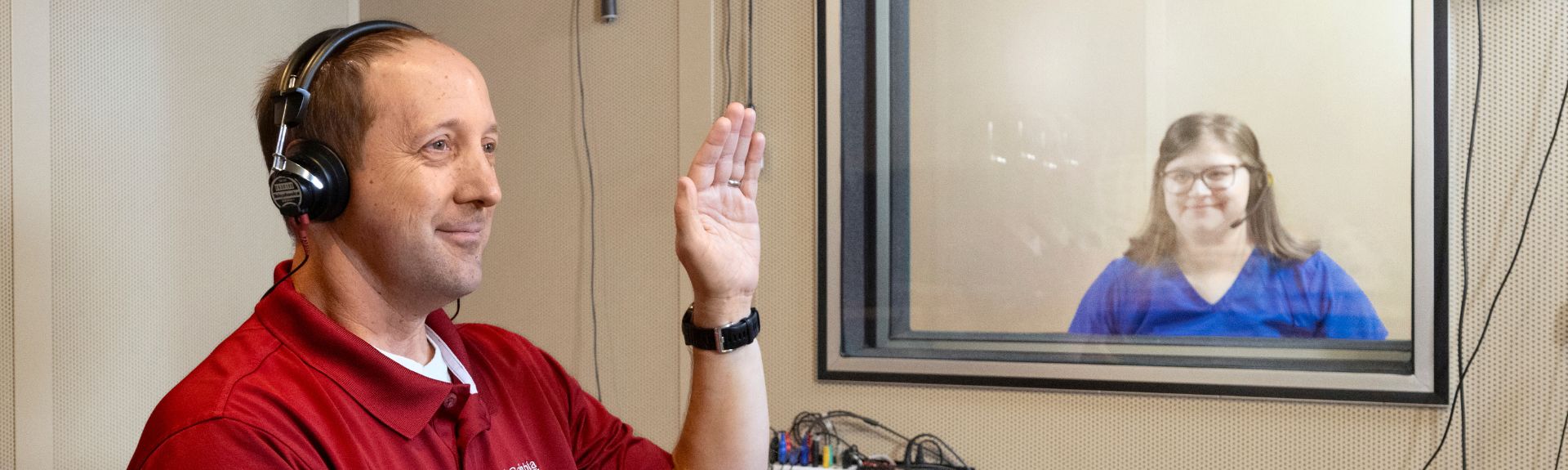 People in the audiology clinic