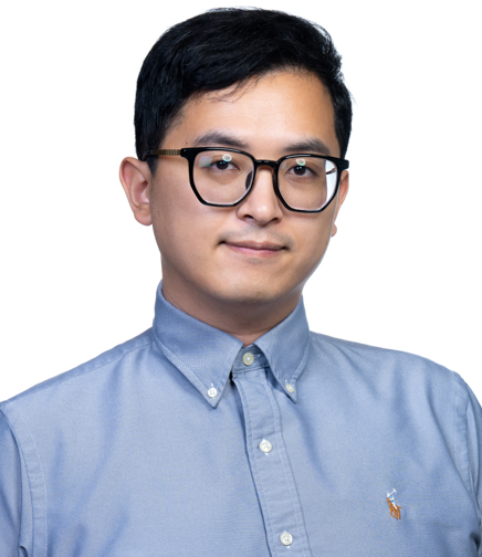 Headshop of Cui Zhe on a white background