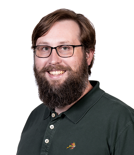 Headshot of Blake Farman on a white background