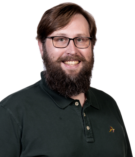 Headshot of Blake Farman on a white background
