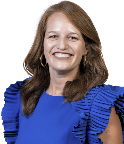 headshot of Lindsey Carswell on a white background 