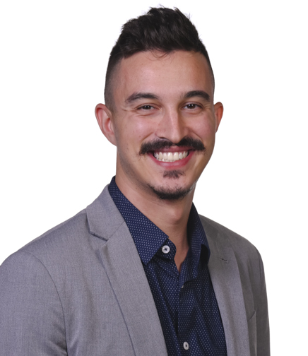 Headshot of Tyler Coffman on a White Background