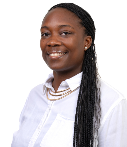 Headshot of Mickii Drake on a White Background