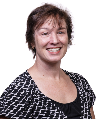 Headshot of Suzanne Dunai on a White Background