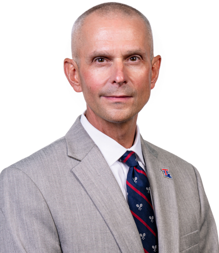 Headshot of David Herda on a white background