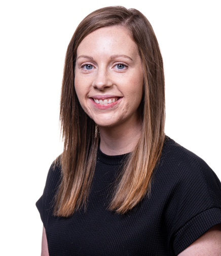 Headshot of Rebecca Hodnett on a white background