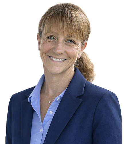 Headshot of Joanne Hood on a White Background