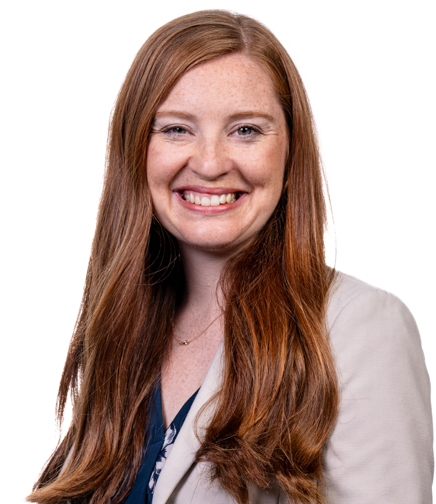 Headshot of Rachel Hutchinson on a white background