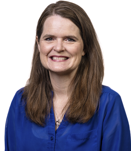 Headshot of Laurie Kaffka on a white background