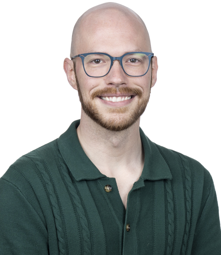 Headshot of Gavin Kelly on a white background