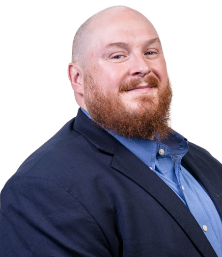 Headshot of John Lauck on a white background