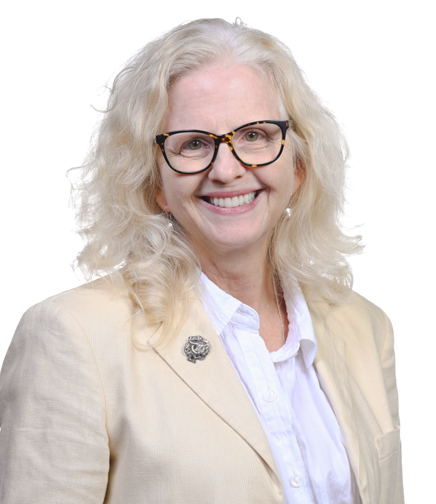 Headshot of Celia Lewis on a White Background