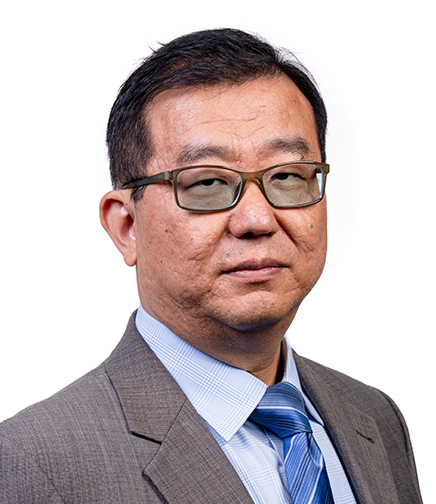 Headshot of Alfred Liu on a white background