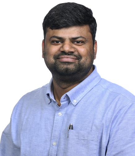 Headshot of Harish Mamireddy on a white background