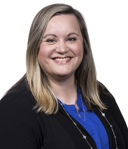 Headshot of Lindsey Mckaskle on a white background