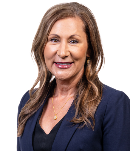 Headshot of Julie Moulard on a white background