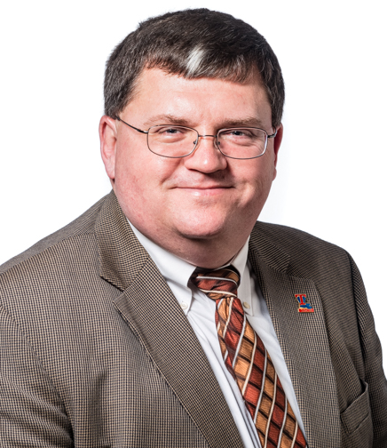 Headshot of Mark Murphey on a white background