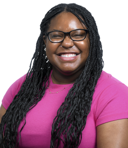 Headshot of Victoria Ned on a white background