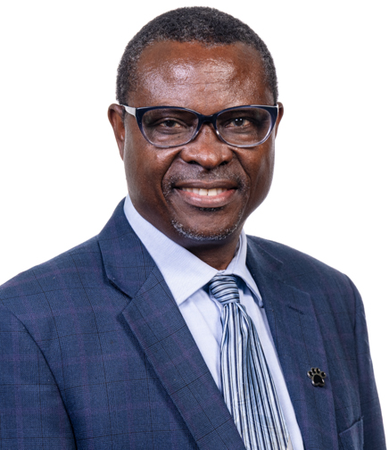 Headshot of John Nwoha on a white background