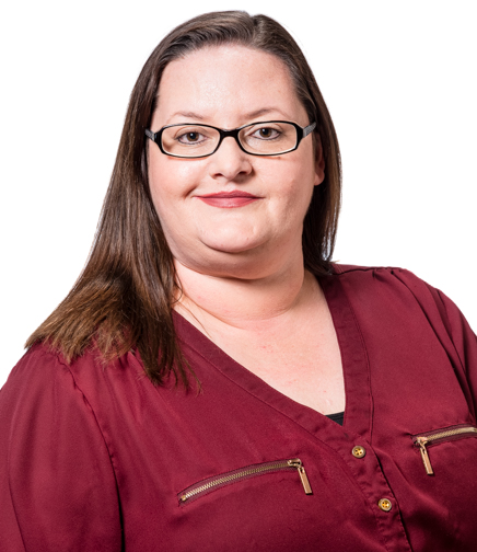 Headshot of Becky Otwell on a white background