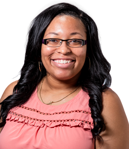 Headshot of Zynthia Rhodes on a white background