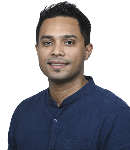 Headshot of Nauman Shaw on a white background