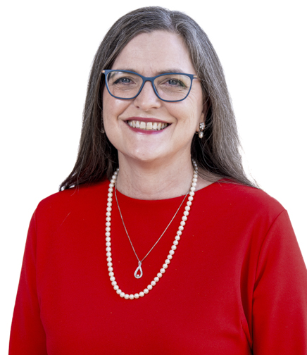 Headshot of Julie Shrubb on a white background