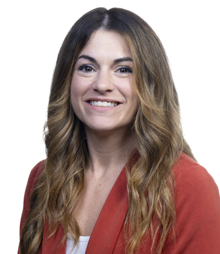 Headshot of Anne Sisk on a White Background