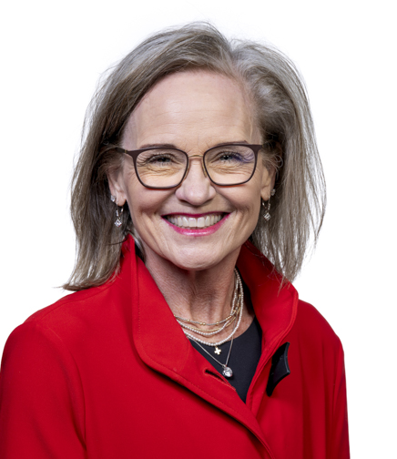 Headshot of Lynne Stratton on a White Background