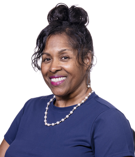 Headshot of Daphne Washington on a White Background