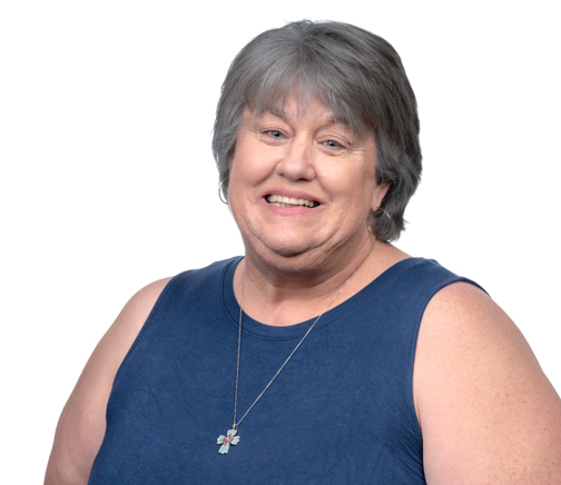 Headshot of Rebecca White on a White Background