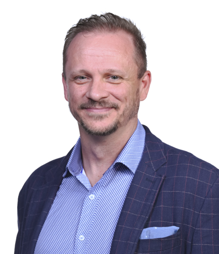 Headshot of John Worsencraft on a White Background