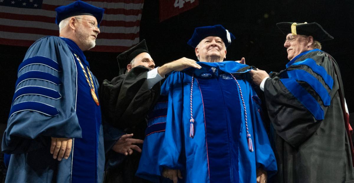 77-year-old Harry earns Ph.D.