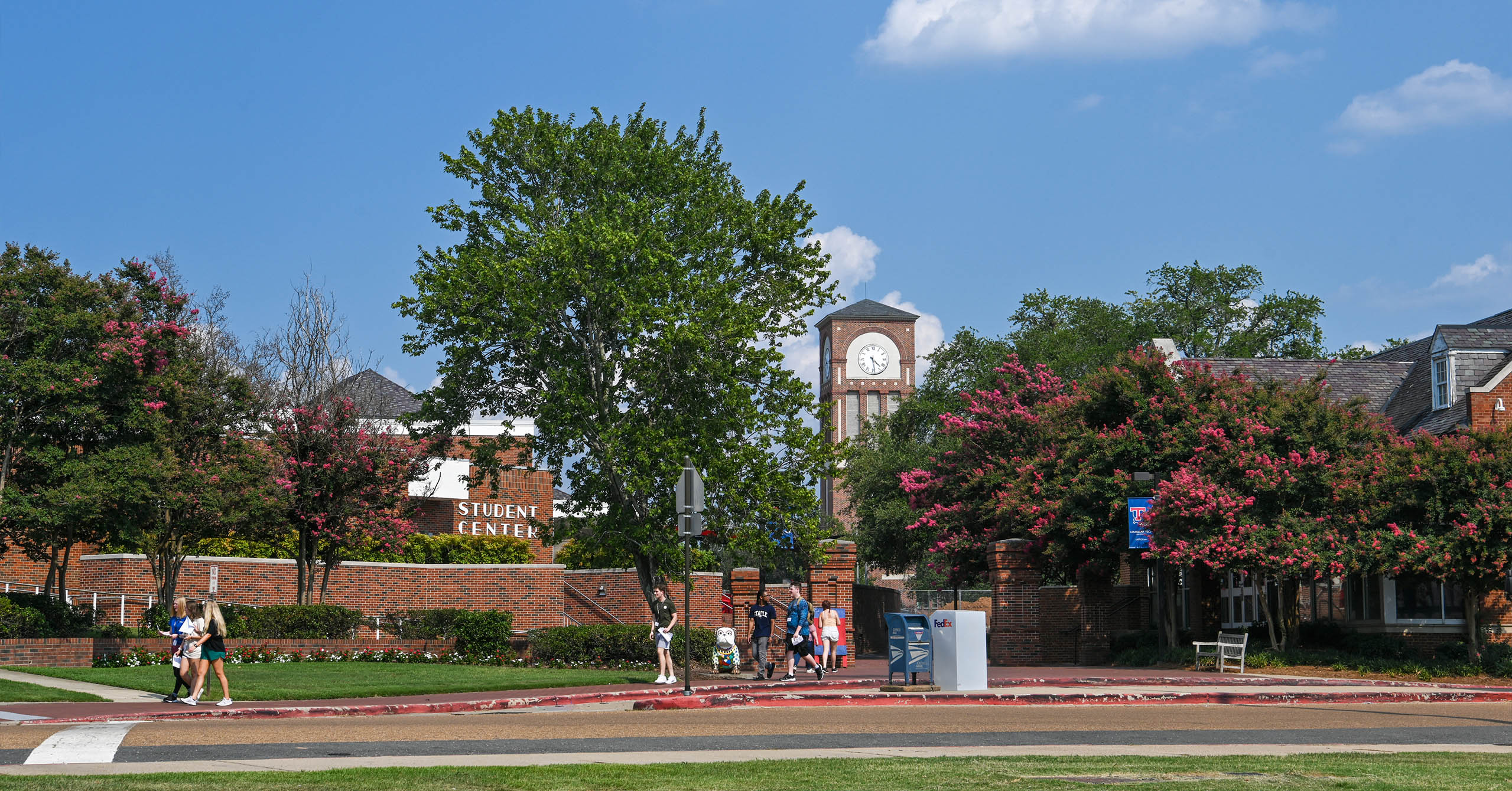 Centennial Plaza on Louisiana Tech's campus