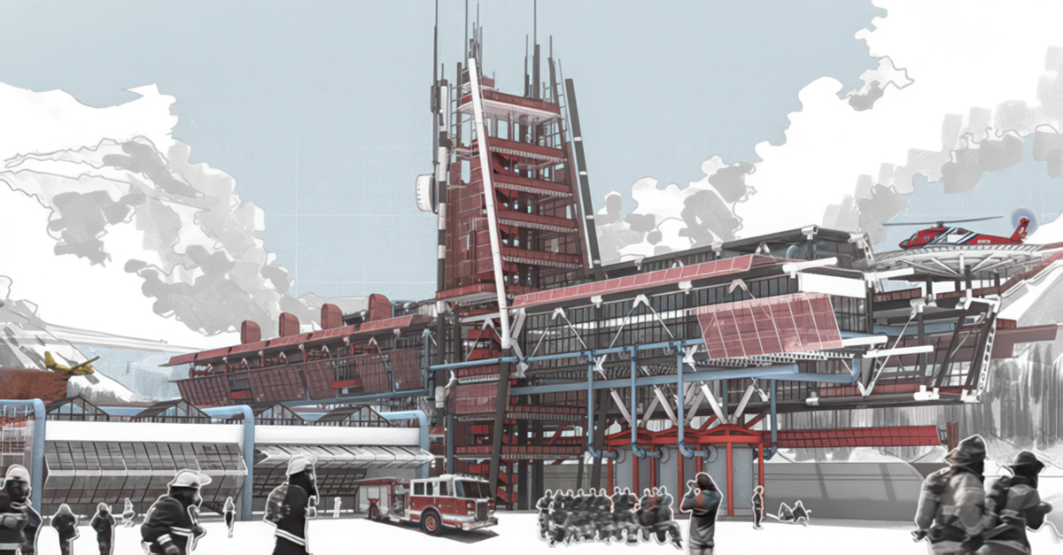 Nor-Cal 101 Fire Station artwork