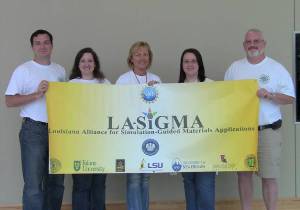 Left to right Chris Campbell-Simsboro H.S., Karen Higuera-West Ouachita H.S., Marybeth McCoy-Ouachita Parish J.H., Jeanine Edgecombe-Simsboro H.S., Jim Kircus-West Ouachita H.S.