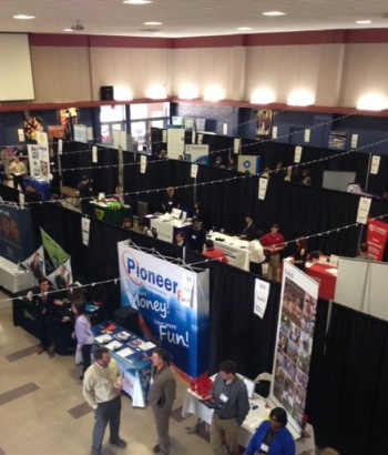 Over 100 companies attended last week's Louisiana Tech Spring Career Day.