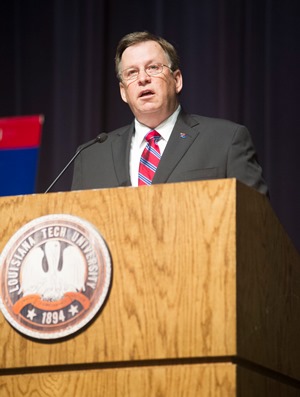 Louisiana Tech President Les Guice