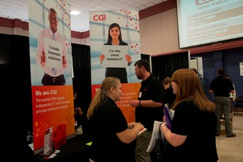 Nearly 170 companies joined over 1,100 students at Louisiana Tech's fall Career Day.