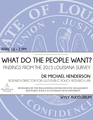 Waggonner Center event poster