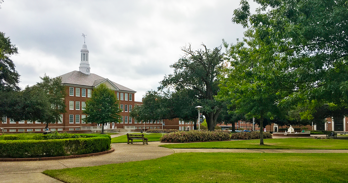 keeny-hall Keeny Hall and the Quad at Louisiana Tech University