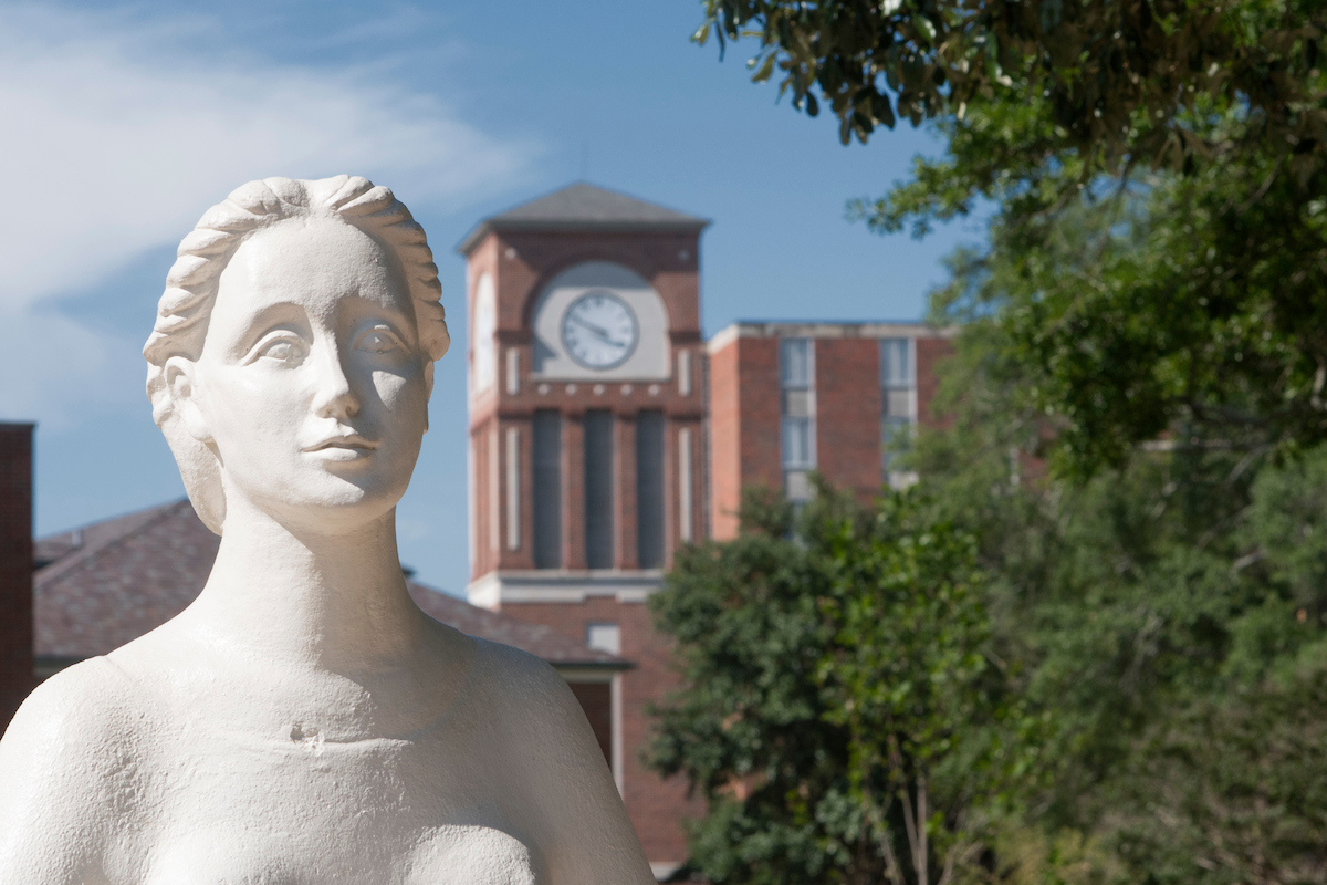 The Lady of the Mist and Centennial Tower