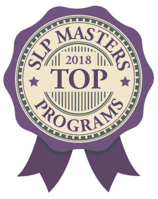 2018 Top Speech-Language Pathology Masters Badge