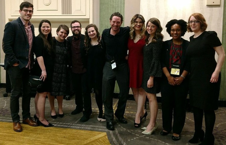 2018 Sigma Tau Delta Students at Conference