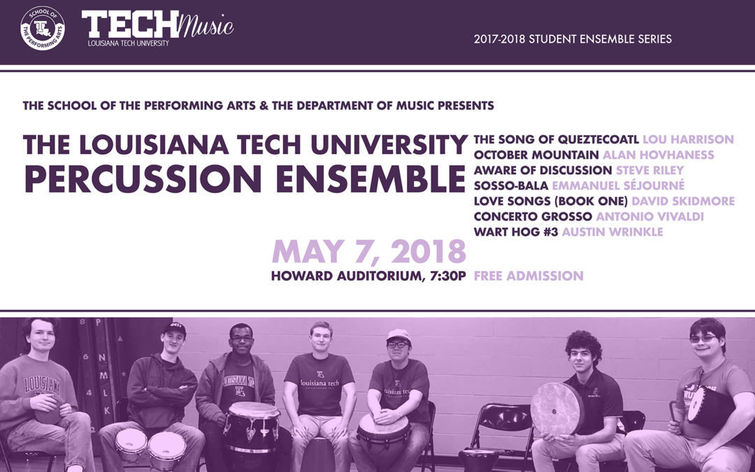 Percussion Ensemble to perform