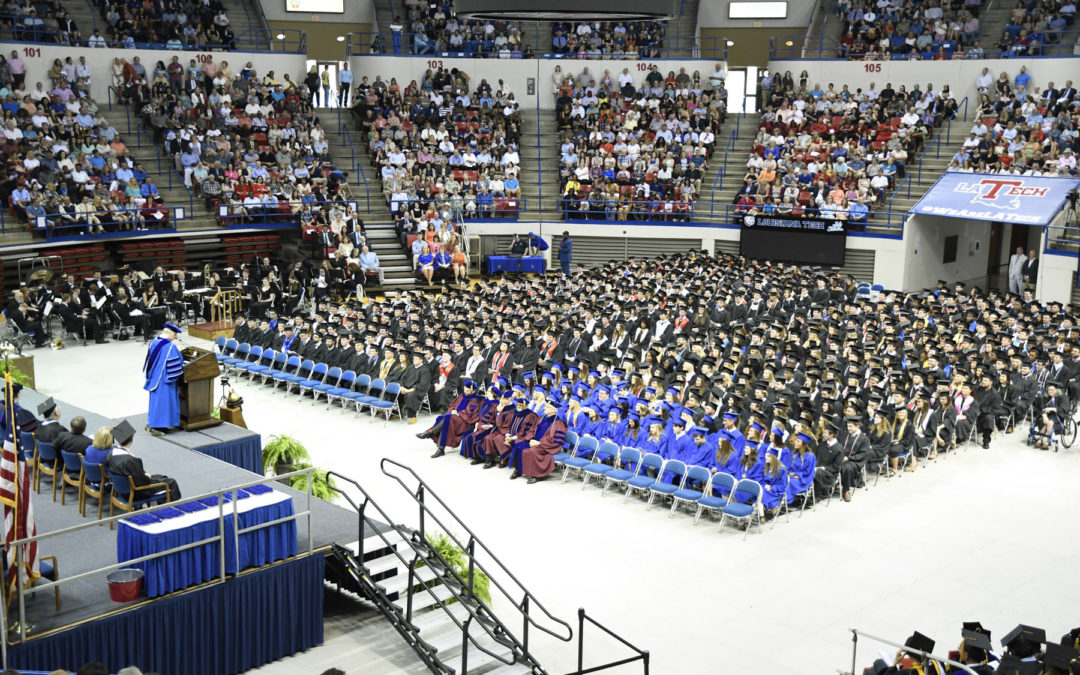 Tech graduates largest class in history during two Saturday ceremonies