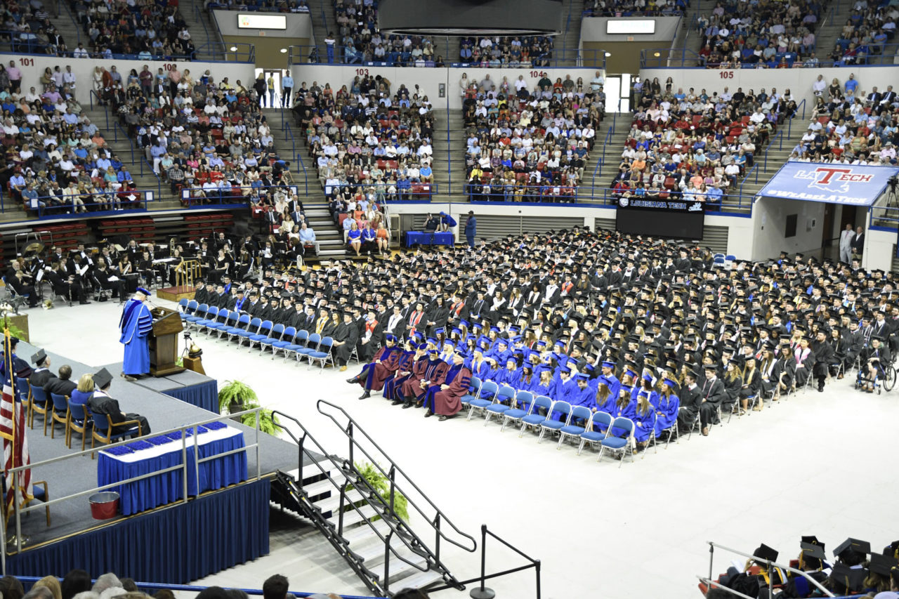 Tech graduates largest class in history during two Saturday ceremonies Louisiana Tech University