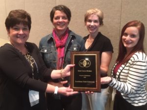 Louisiana Tech's Blue Fire program was honored for excellence in communication instruction recently.